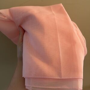 FREE - PRICED TO SELL Pink Chiffon Fabric *FLAW*